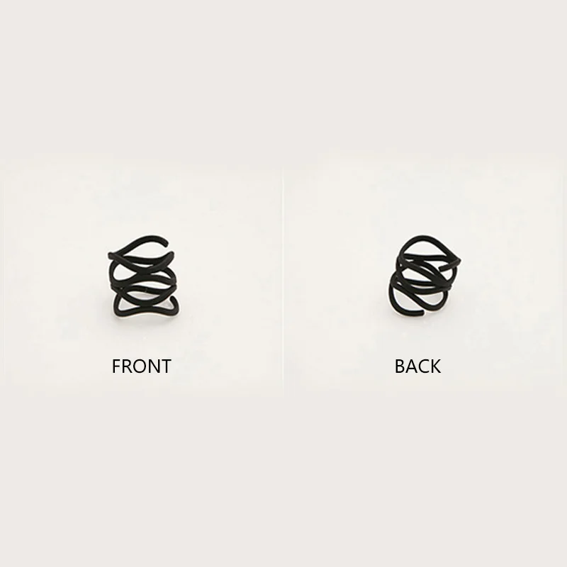 3 шт./компл. панк Многослойные Полые перекрестные миди кольца на палец женские