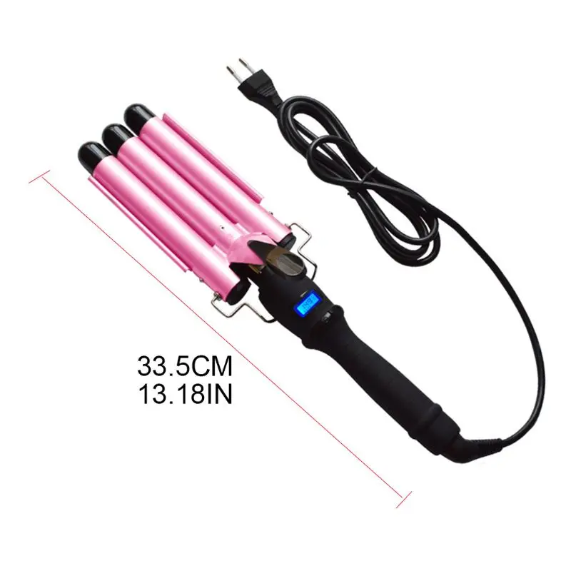 

20/22/25/28mm Curling Iron 3 Barrels Hair Curler Large Wave Fast Heating Styling Tool for Salon Home Use