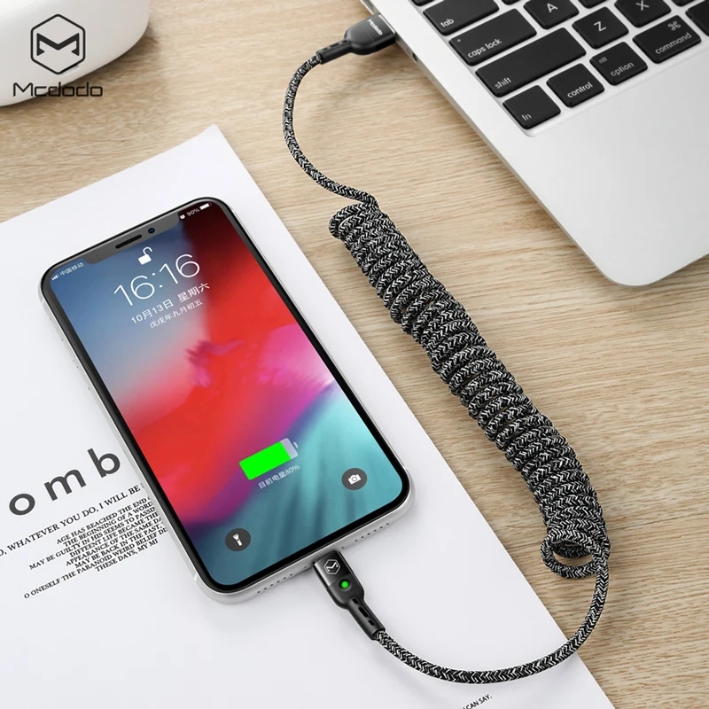 USB кабель MCDODO 1 8 м быстрая зарядка 4 0 шнур передачи данных зарядное устройство для