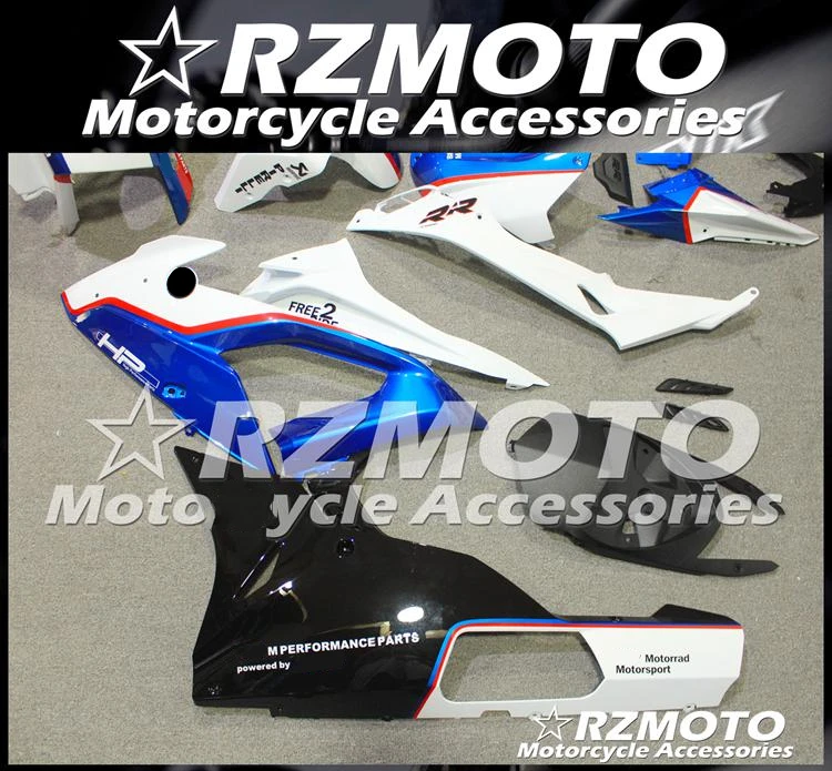 

High Quality New ABS Motorcycle Fairing Kit Fit for BMW S1000RR 2015 2016 Bodywork set Custom White Blue