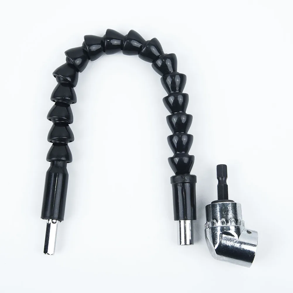 

Right Angle Drill Extension Bit Adapter Electric Power 1/4 Flexible Shaft