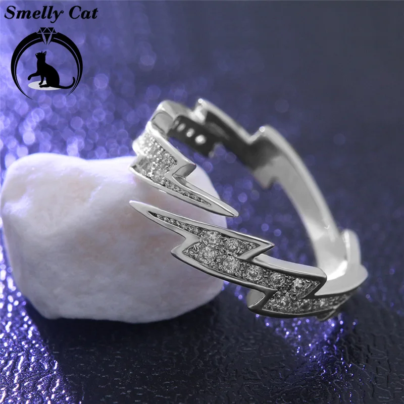Вонючий кот женское кольцо с кристаллами Европейская и американская личность