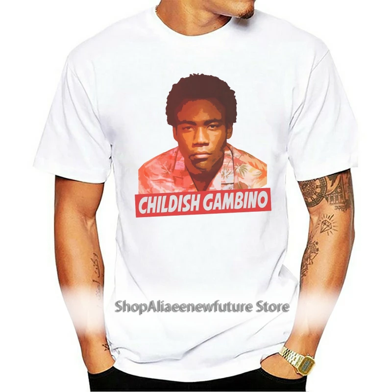 Детская футболка Gambino топ с принтом одежда | Футболки