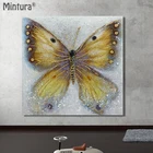 Ручная роспись крутая бабочка Масляные картины холст настенная живопись для гостиной домашний Настенный декор животные картинки для детской комнаты декор