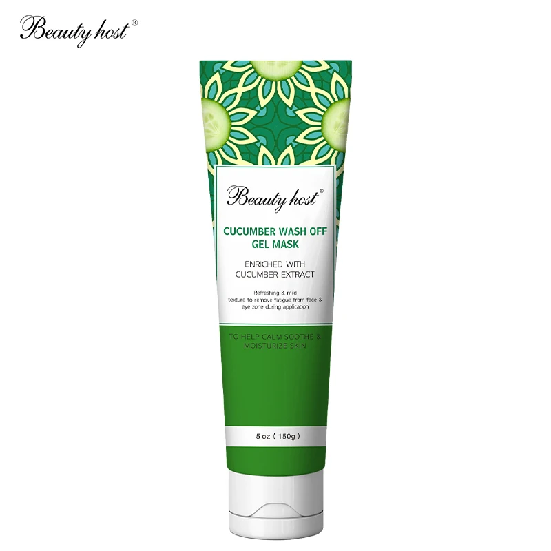 

Beauty Host Cucumber Blueberry Fresh Gel Wash-off Mask Remove Fatigue From Face&Eye Zone 150g
