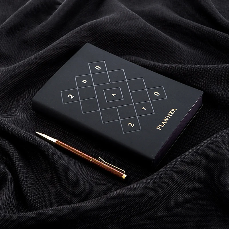 A5 блокнот-планировщик 2020 английский основной блокнот ежедневник Ежемесячный