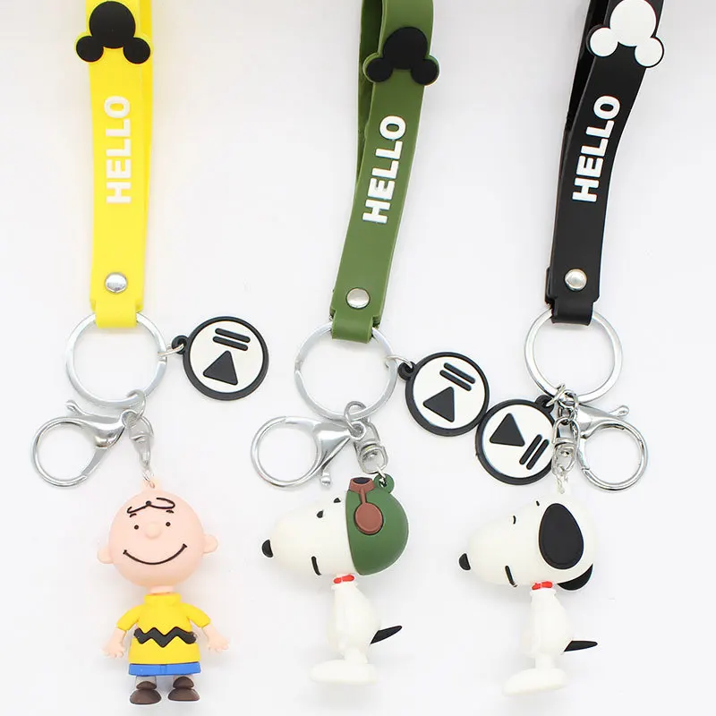 Мультяшная Аниме Кукла charlie арахисовая собака брелок с изображением щенка