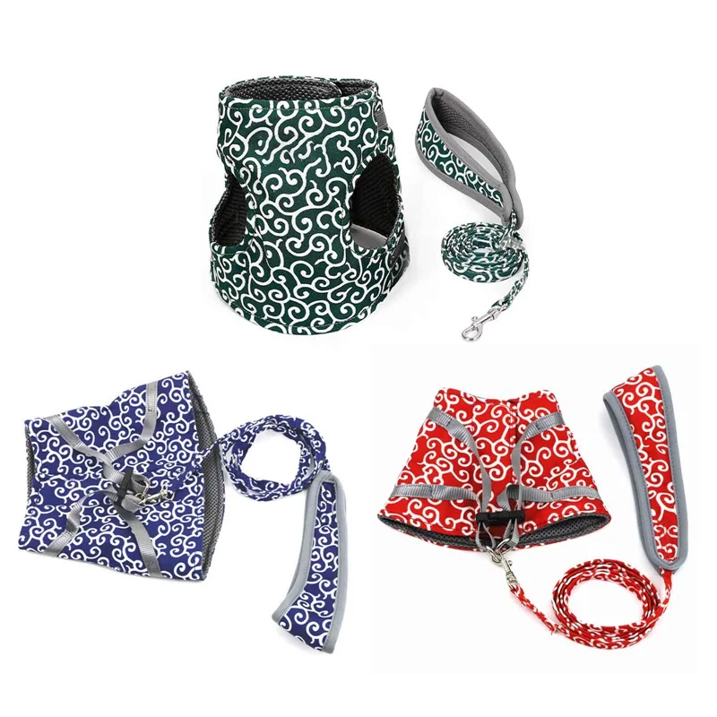 

2020 Escapeproof Cat Puppy Harness and Leash Winter Warm Pet Jacket with Lead Belt for Kitten Small Dogs Pet Vest for Puppy Dogs