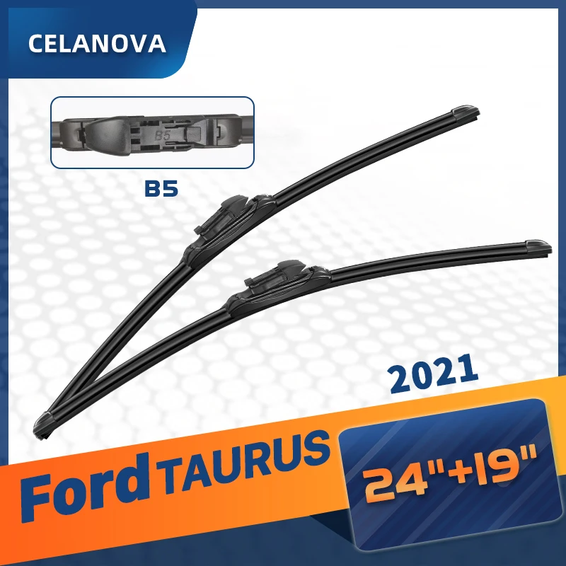 

Щетка стеклоочистителя CELANOVA для Ford TAURUS 2021, 24 дюйма + 19 дюймов, резиновые стеклоочистители без рамки