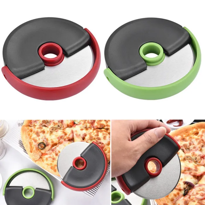 Для Выпечки, пиццы колесо Slicer рукоятка покрыта нескользким материалом Кухня нержавеющей резки Кухня аксессуары BJStore