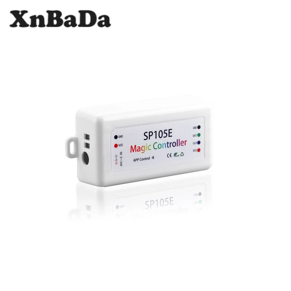 SP105E Bluetooth Colorful Controller Control WS2801 WS2811 WS2812B SK6812 APA102 WS2813 WS2815 Led Strip Light DC5-24V | Лампы и