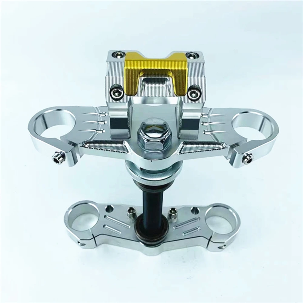 

Передний амортизатор для мотоцикла с ЧПУ, рулевая колонка Samsung с прямым рулем, фиксированное основание, универсальный для Honda MSX125 Monkey M3 M5 Z6