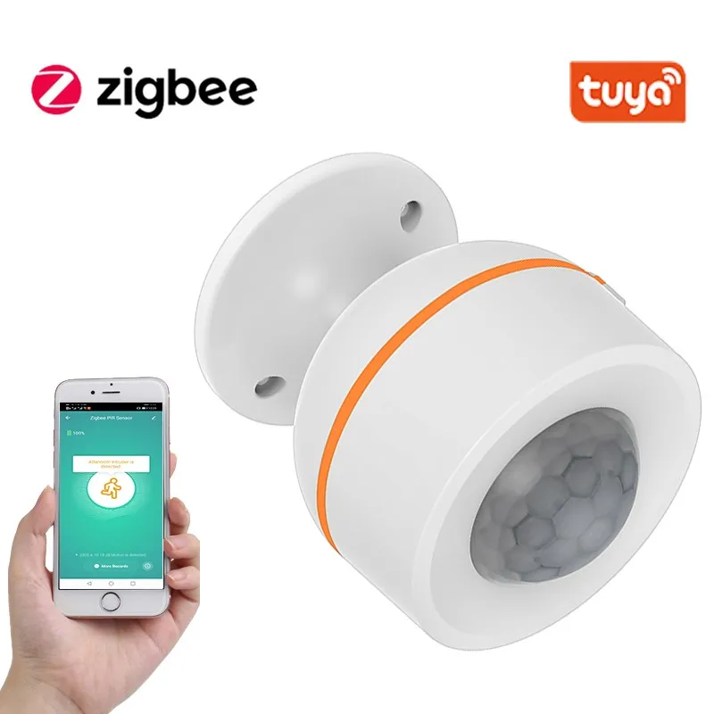

Смарт-датчик движения Tuya ZigBee с пассивным инфракрасным датчиком движения и встроенным аккумулятором