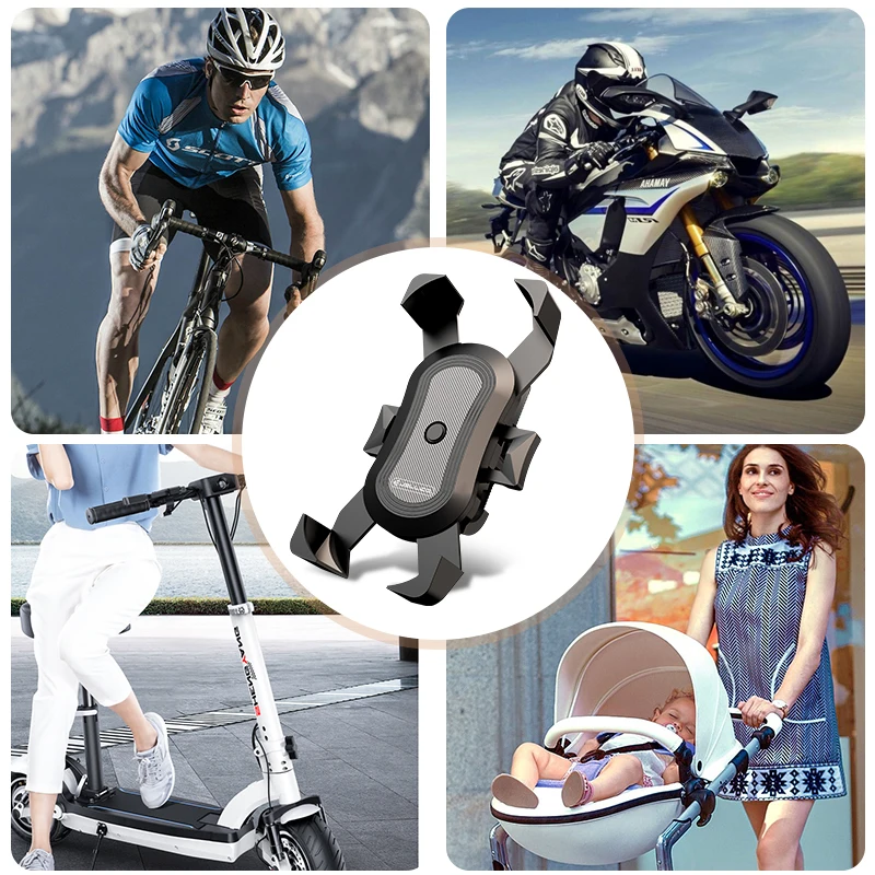 

Universal Shockproof Elastic Silicone Mount Phone Holder Stand Riding Cycling Bicycle MTB Bike Phone Support Bracket Accessories