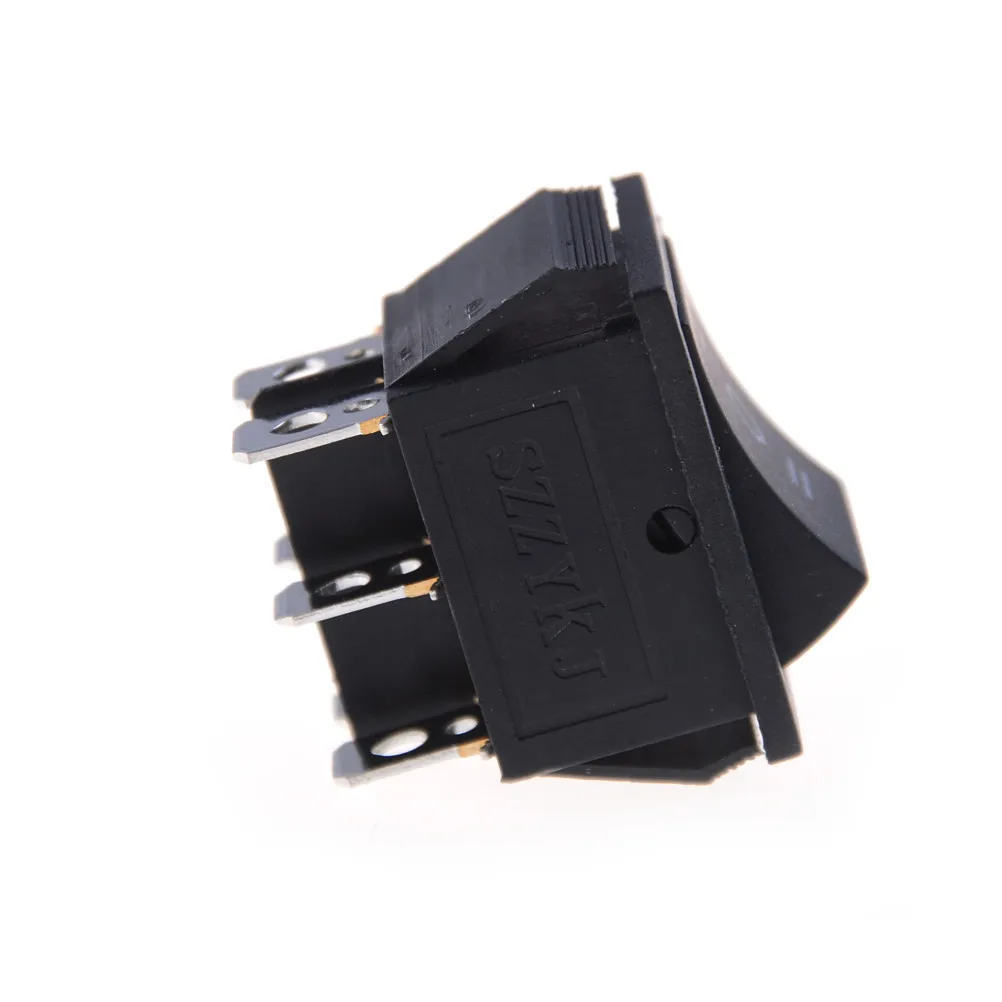 2 шт./лот AC 16A/250V 20A/125V черный 6Pin DPDT ВКЛ ВЫКЛ положение оснастки лодки рокер