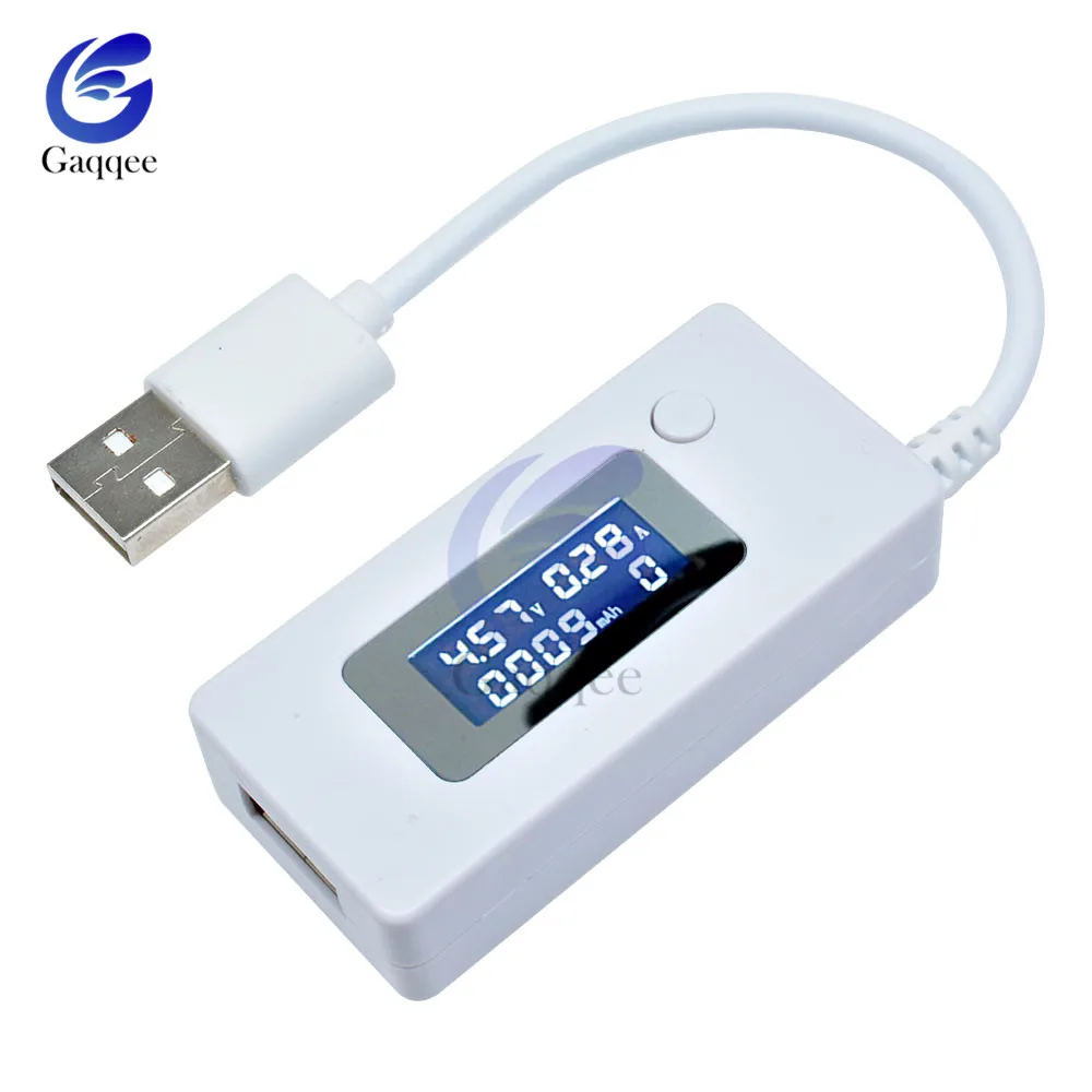 Нагрузочный резистор с USB-интерфейсом и ЖК-дисплеем 1 А зеленый 2 красный