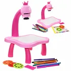 Детская игрушка светодиодный проектор художественный стол для рисования игрушки детская доска для рисования художественные изделия Обучающие инструменты для рисования игрушка
