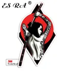 Наклейки на автомобиль, виниловые женские мечи, Самурайские пеганины, водонепроницаемые 3 м для кувшина на шлем, ноутбука, настенный холодильник для дома