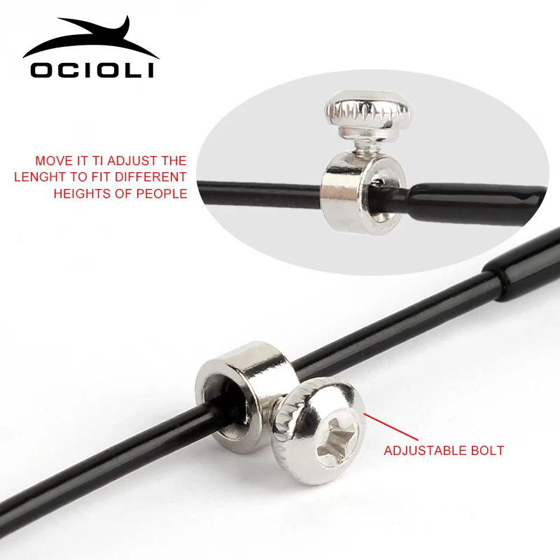 Новая Стальная Проводная скакалка Регулируемая Скакалка для кроссфита Fitnesss