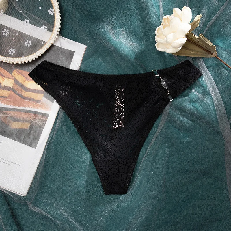 

New Thin Sexy Ladies Panties Hollow Out Lace Panties Women Design Low Waist Briefs Cotton Crotch