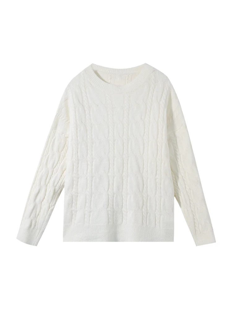 

Twist Pullover Sweater For Women's Loose And Easy To Wear
