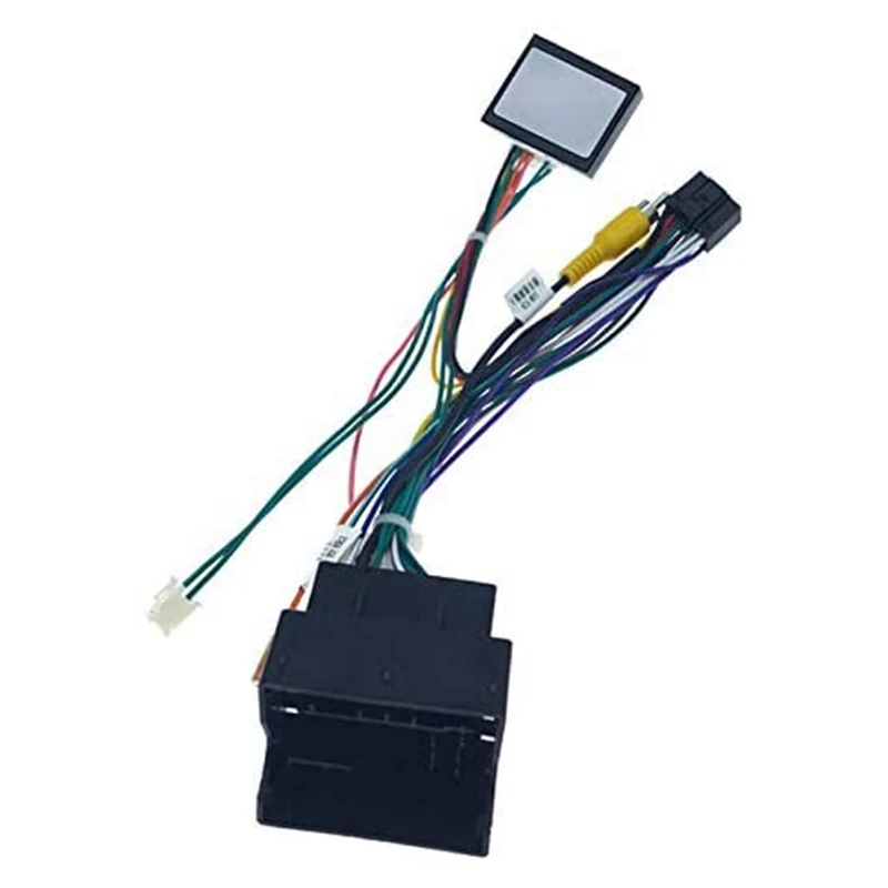 Автомобильный аудио 16PIN Мощность Шнур адаптер звуковая проводка с Canbus коробка