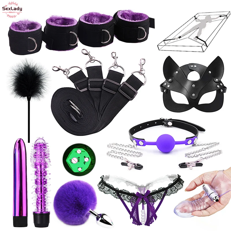 Эротические секс игрушки для женщин и пар игры|Наручники фиксаторы| |