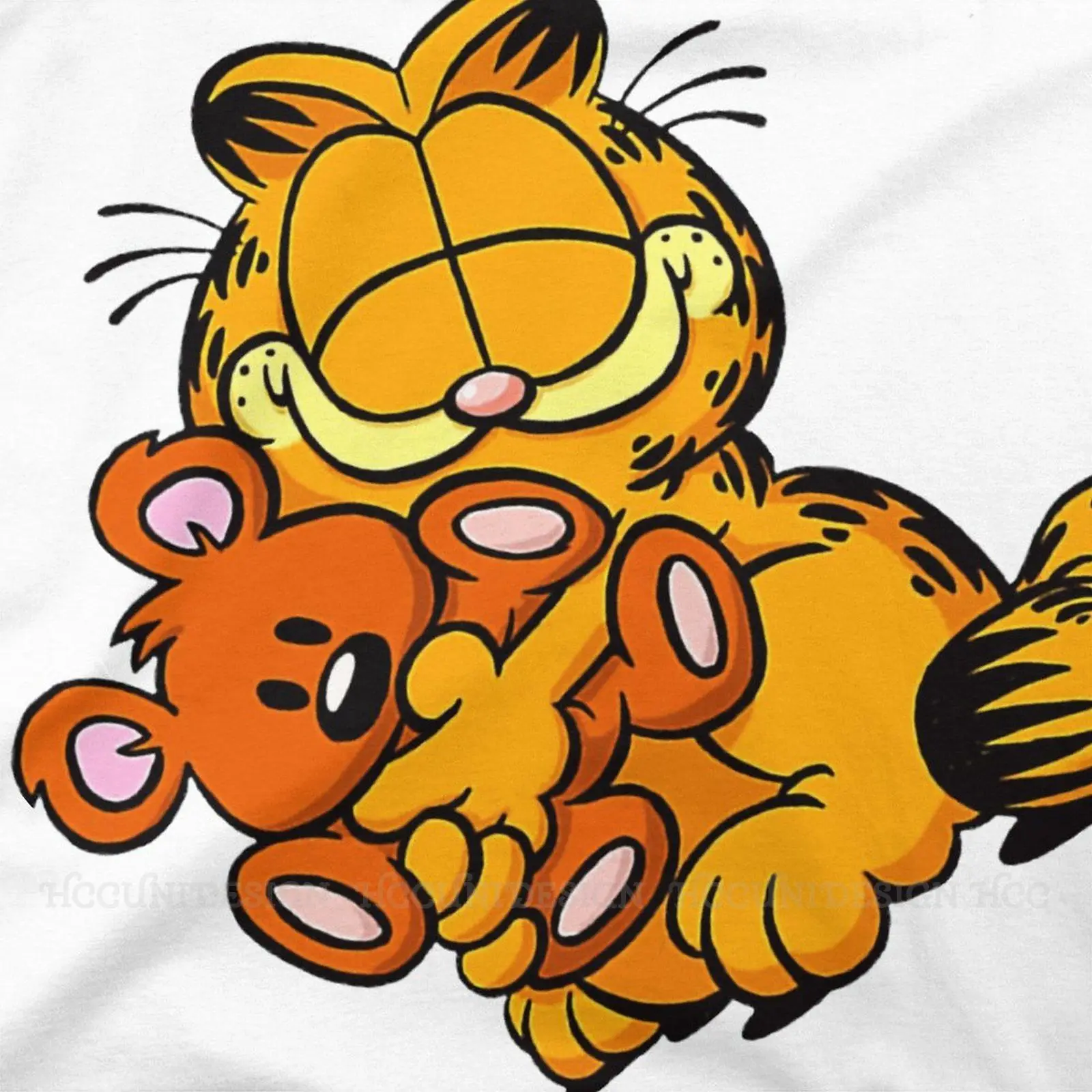 Высококачественная Мужская забавная футболка с мангой и надписью America Garfield из