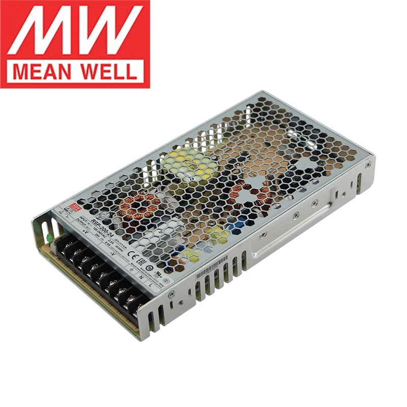 Бренд MEAN WELL представляет RSP 200 15 15V 13.4A 201W Высокое Качество meanwell DC одиночные Выход