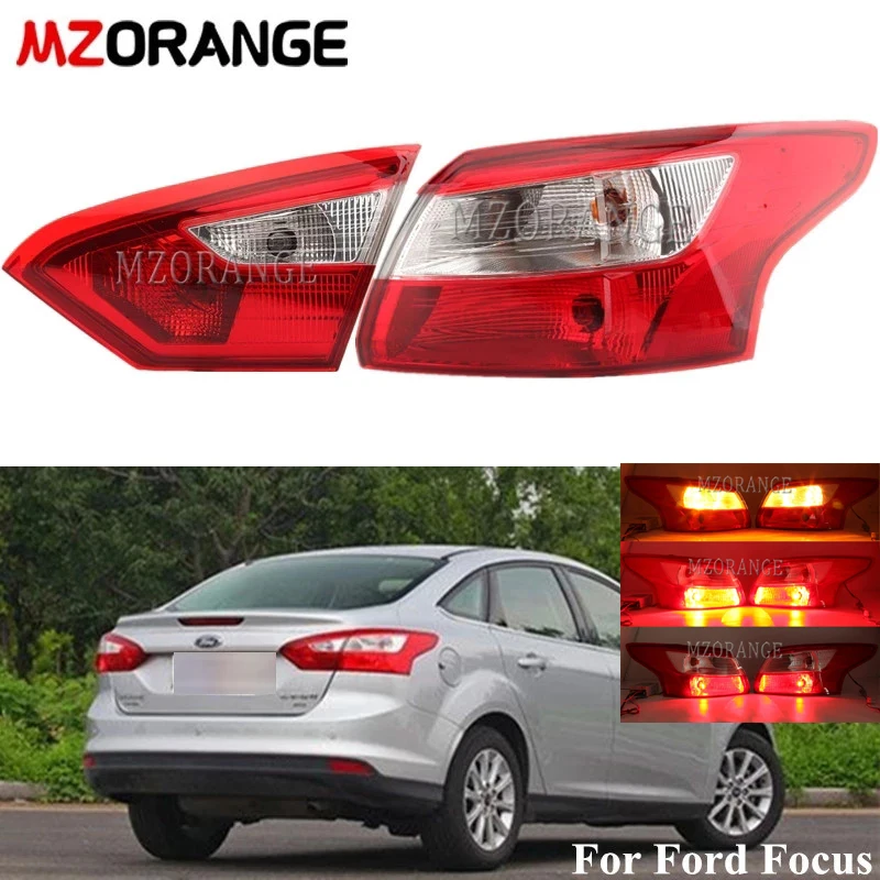 MZORANGE задние светильник внешний внутренний задний фонарь для Ford Focus 2013-2014