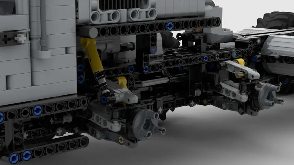 Науки и техники строительный блок moc 22149 mzkt7930 8x8 беговые скалолазание грузовик