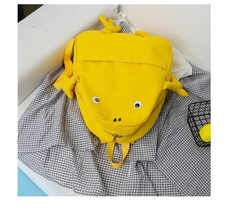 Милый рюкзак школьная сумка для школьников Женская забавная универсальная через