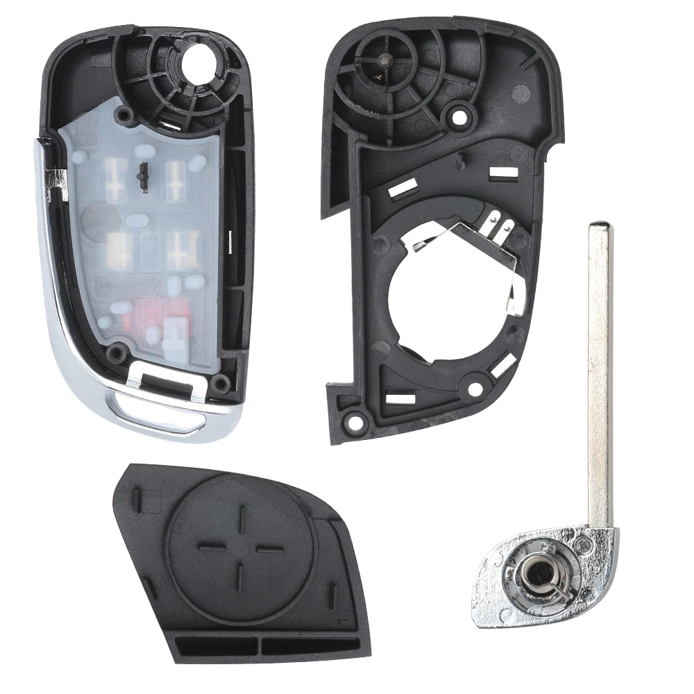 KEYECU для Opel Meriva B Astra J Chevrolet Cruze Equinox Impala Malibu GMC Buick Улучшенный чехол дистанционного