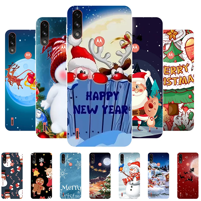 

Christmas Case For Moto E7i Power Case Bumper Silicon Phone Cover For Motorola Moto E7i Power Soft Back Cover for Moto E7 Power