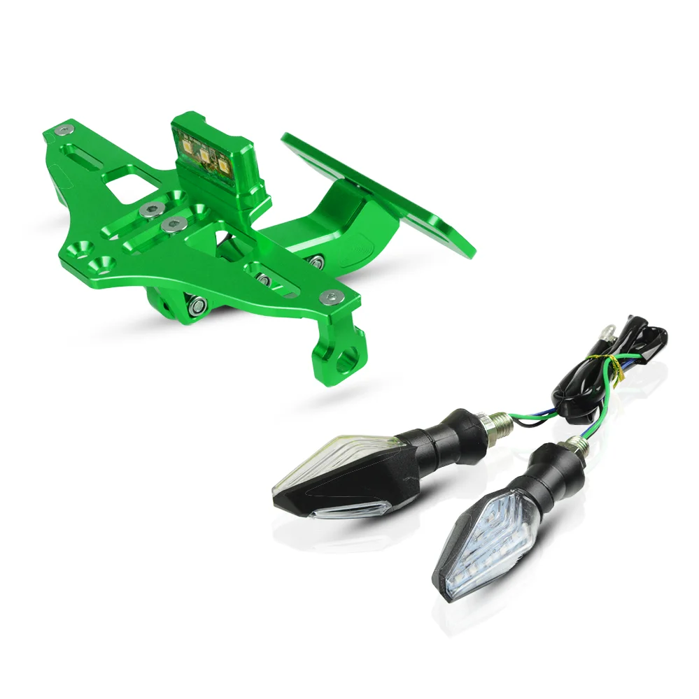 Алюминиевый номерной знак с регулируемым углом рама для номерного знака kawasaki Ninja