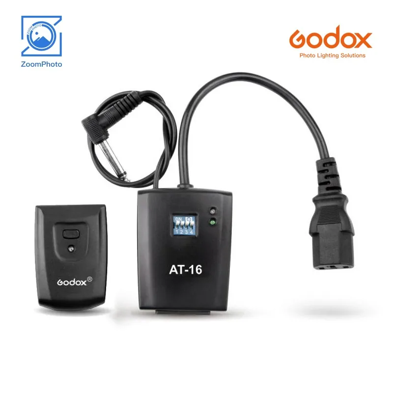 

16-канальный студийный триггер вспышки Godox AT-16 с передатчиком и приемником для Canon Nikon Pentax Olympus