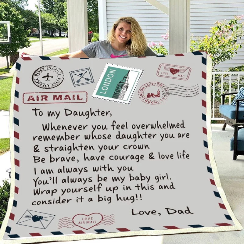 Теплое фланелевое одеяло новинка зимы 2020 модное мягкое креативное почтовое с