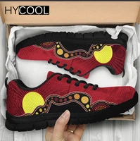 hycool sneakers for women men australia aboriginal dot painting art printing air mesh running platform shoes scarpe donna