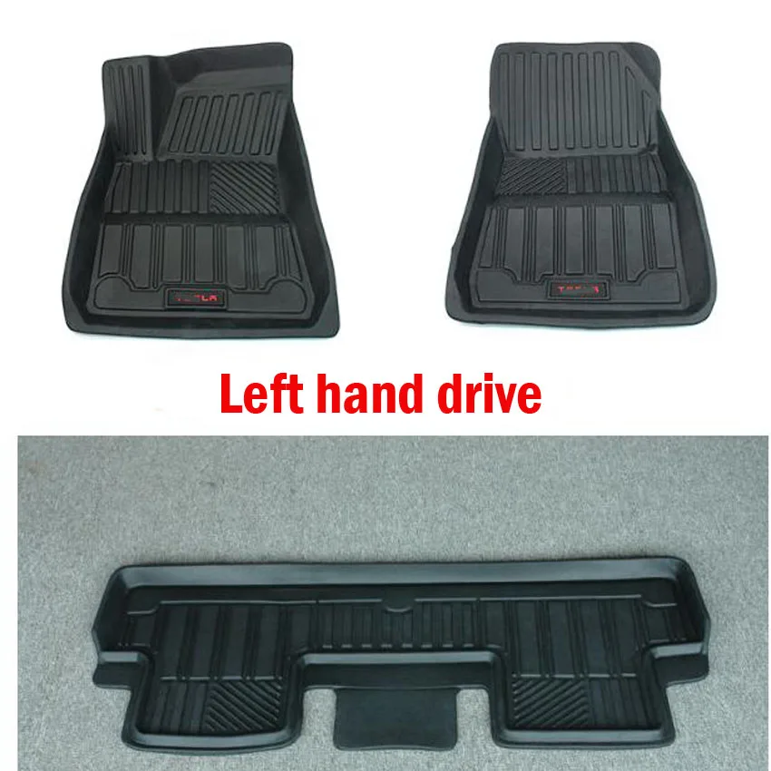 Коврик для ног Tesla Model 3 водонепроницаемый нескользящий напольный коврик из