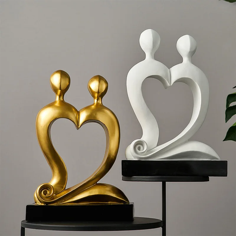 

Украшения в скандинавском стиле с абстрактным изображением персонажей, простые и светильник роскошные украшения для гостиной, винного инт...