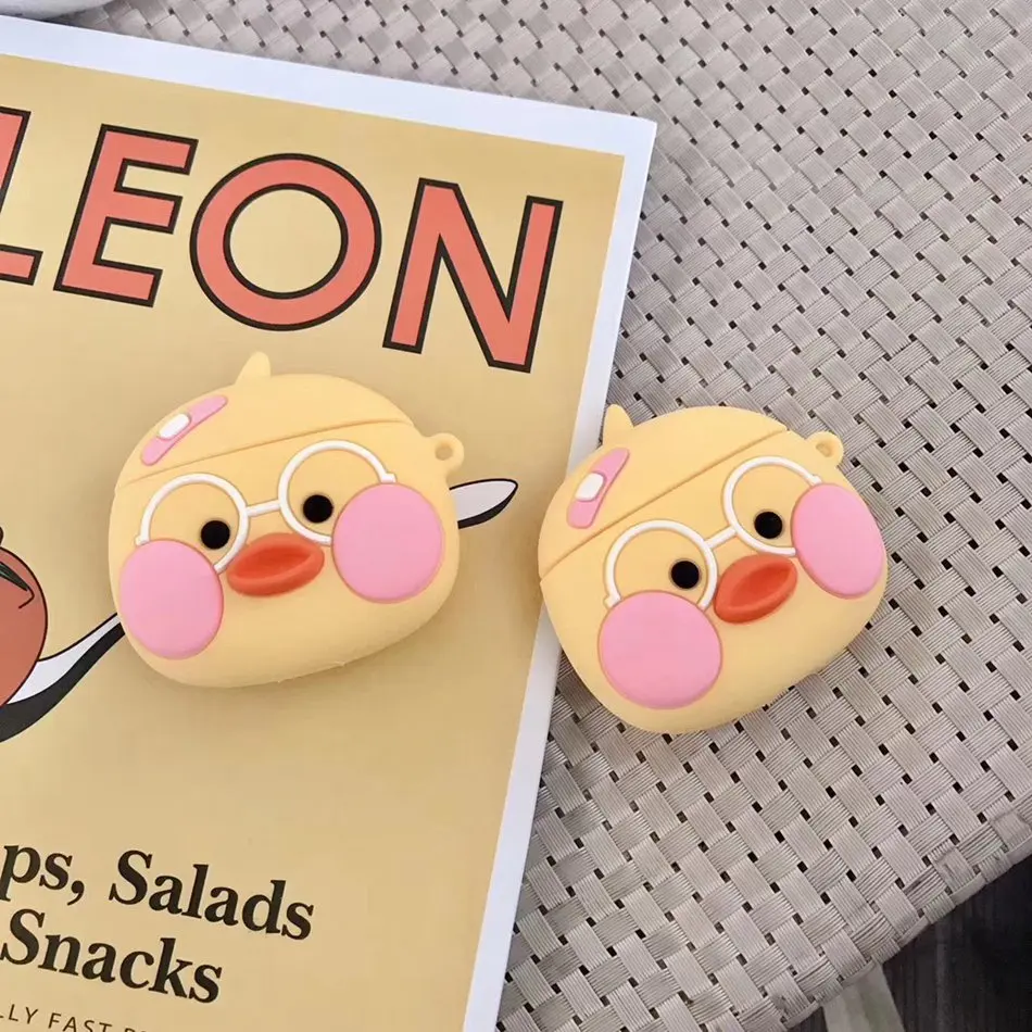 3D чехол для наушников Airpods 2 силиконовый клоун милые Мультяшные наушники Apple Air pods