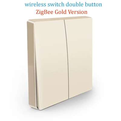 Умный переключатель Xiao mi Aqara, светильник с дистанционным управлением, ZiGBee, wifi, беспроводной ключ, настенный выключатель, работает с приложением mi jia mi Home - Цвет: Double Key G