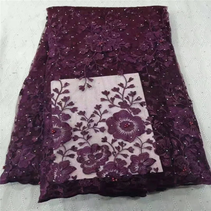 Винная новейшая африканская ткань 3d цветы Высокое качество 2020 зеленая
