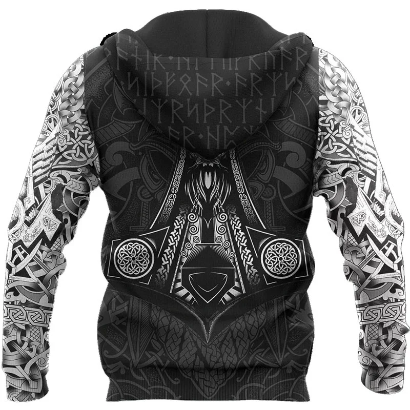 

Funny Viking Tattoo 3D print Hoodie Men Women Casual Sweatshirt Pullovers Tops