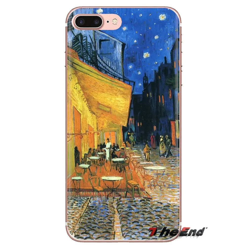 For Huawei Honor 7X V10 6C V9 6A Play 9 Mate 10 Pro Y7 Y5 P8 P10 Lite Plus GR5 2017 Transparent Soft Cover Van Gogh oil painting |