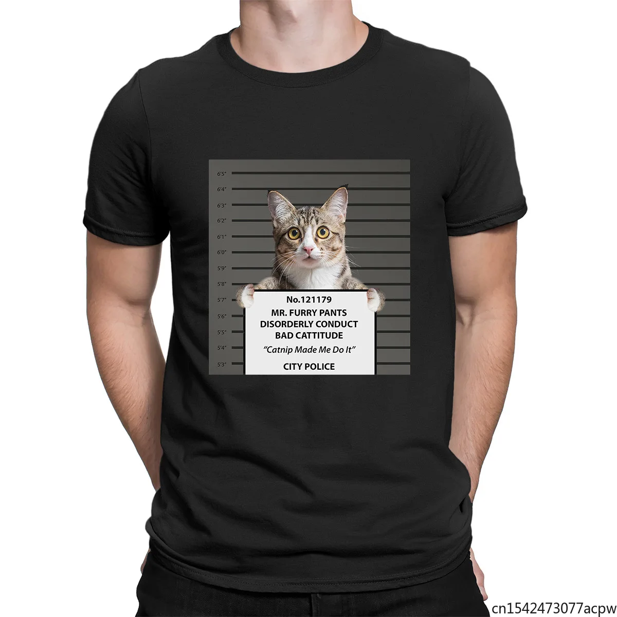 

Cat No. 121179 Catnip Made Me Do It Bad Cat Funny Men's T-Shirt