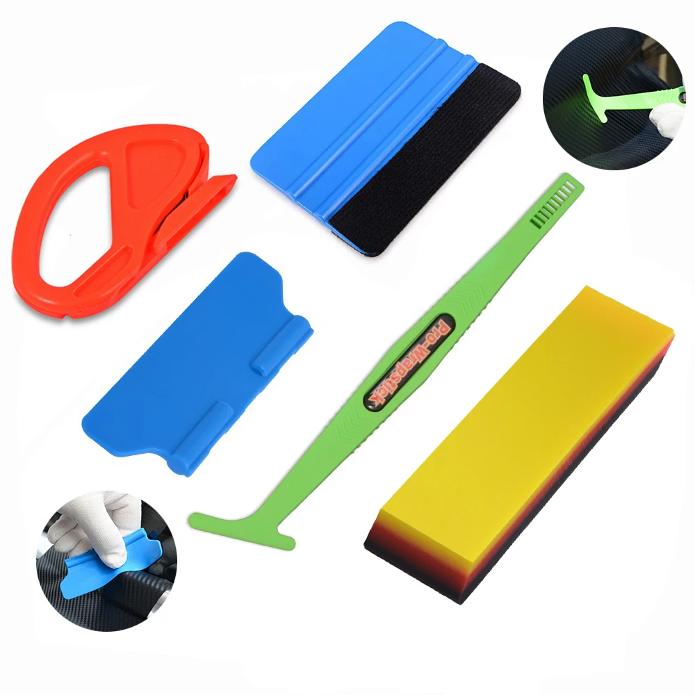 

Виниловый скребок EHDIS, комплект аксессуаров для автомобиля, магнитный скребок для резки углеродной пленки и окон