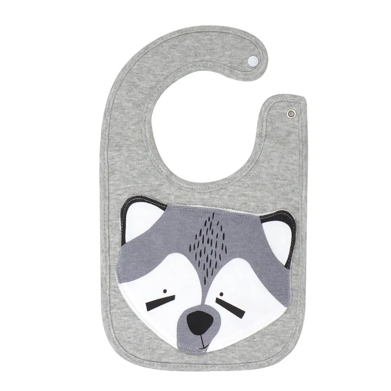 fox bib Мультяшные животные, детские игровые коврики, коврик для малышей, для ползания, одеяло, круглый ковер, ковер, игрушки, коврик для детской комнаты, декор для фотосессии - Цвет: fox bib