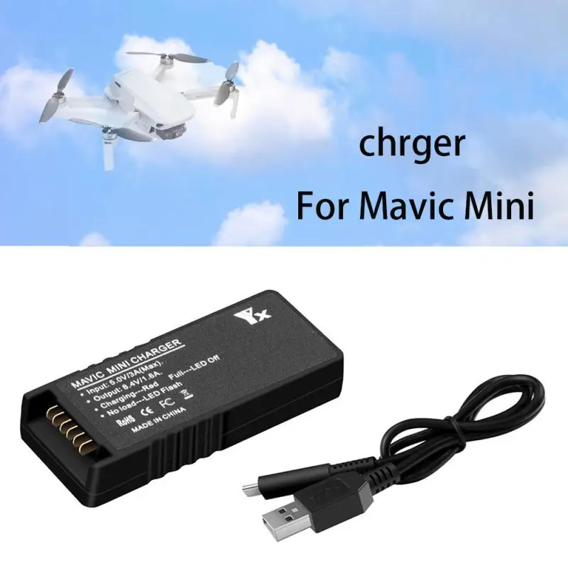 Зарядный кабель для DJI Mavic Mini Drone USB зарядное устройство аккумулятор QC3.0 Type C