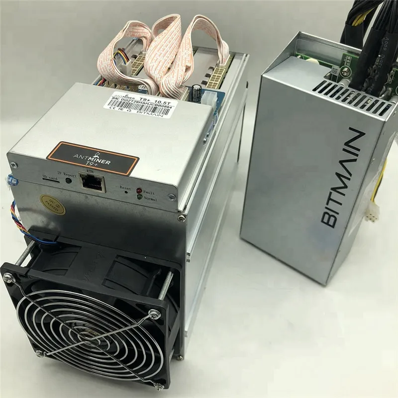 

Б/у AntMiner T9 + с блоком питания, Биткоин, BTC, BCH Майнер лучше, чем S9, S9K, Innosilicon T2, T2T, T3, Avalon 1047, 1066